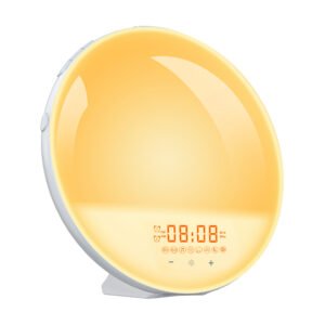 Smart Sleep Wake-up Light, Colored Sunrise and Sunset Simulation for Better Sleep