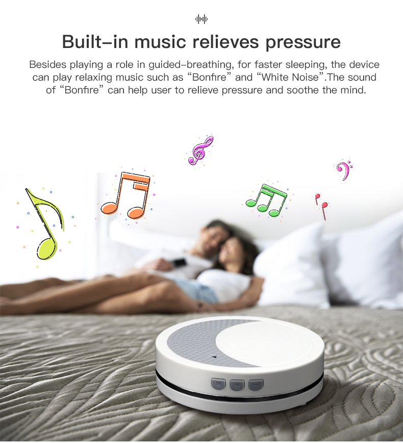 Sleep Aid Device with Blue light Breathig Luminous Metronome latest