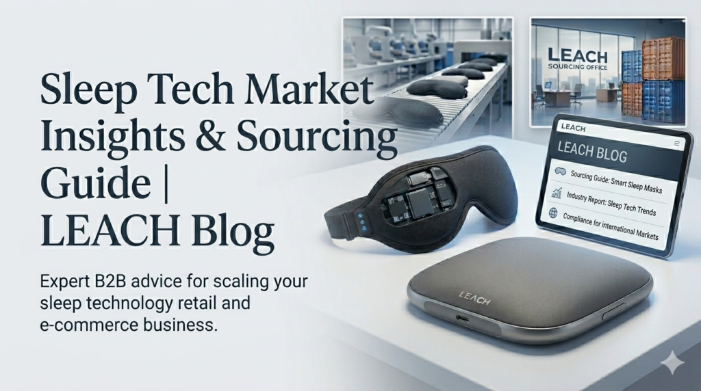 LEACH sleep products insights & sourcing guide blog header