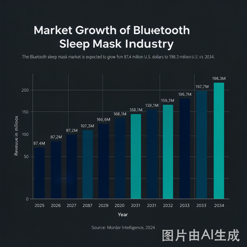 bluetooth-sleep-mask-market-growth-2025-2034 $87.4M to $198.3M by 2034