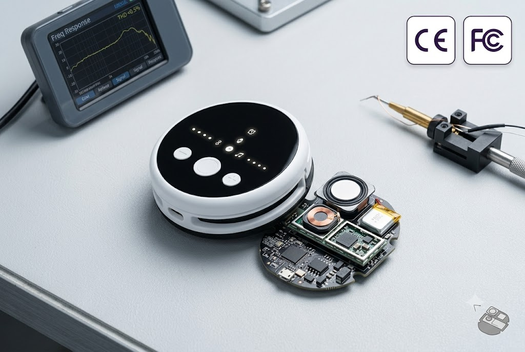 bone conduction sleep speaker Bluetooth CE FCC certification testing
