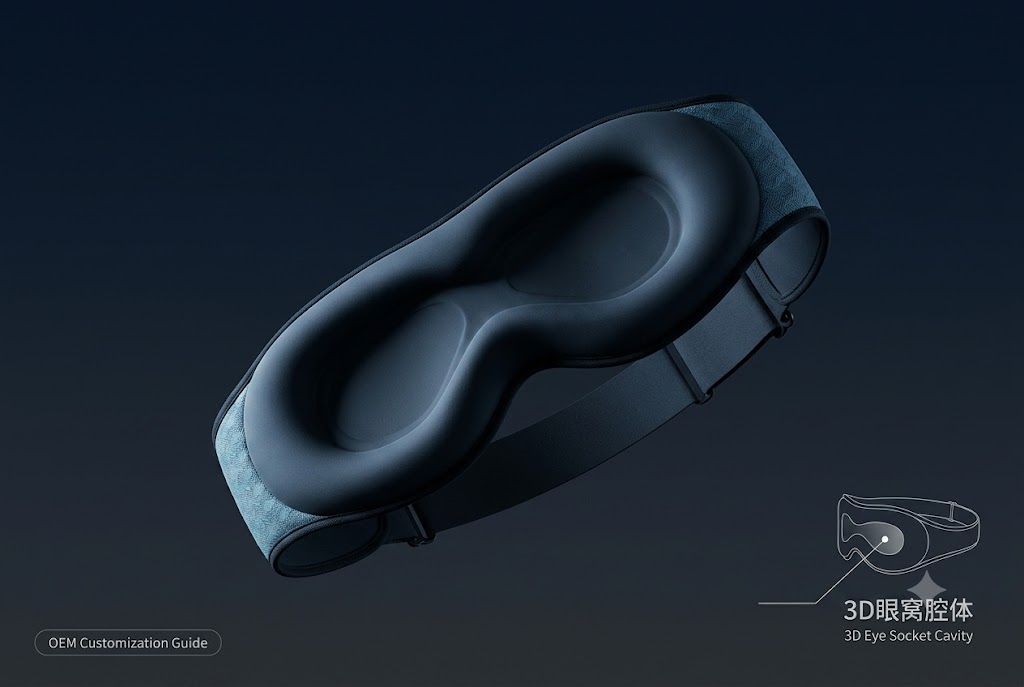 3D Bluetooth sleep mask OEM customization guide for private label B2B buyers