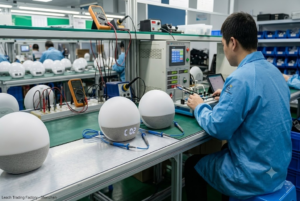 Leach Trading Shenzhen factory CE RoHS FCC certified wake-up light production line