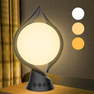 Wholesale SAD lamp UV-free full-spectrum light therapy lamp with dual-mode dimming in matte white and black