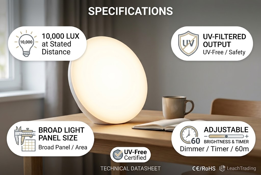 light therapy lamp must have features checklist for winter depression