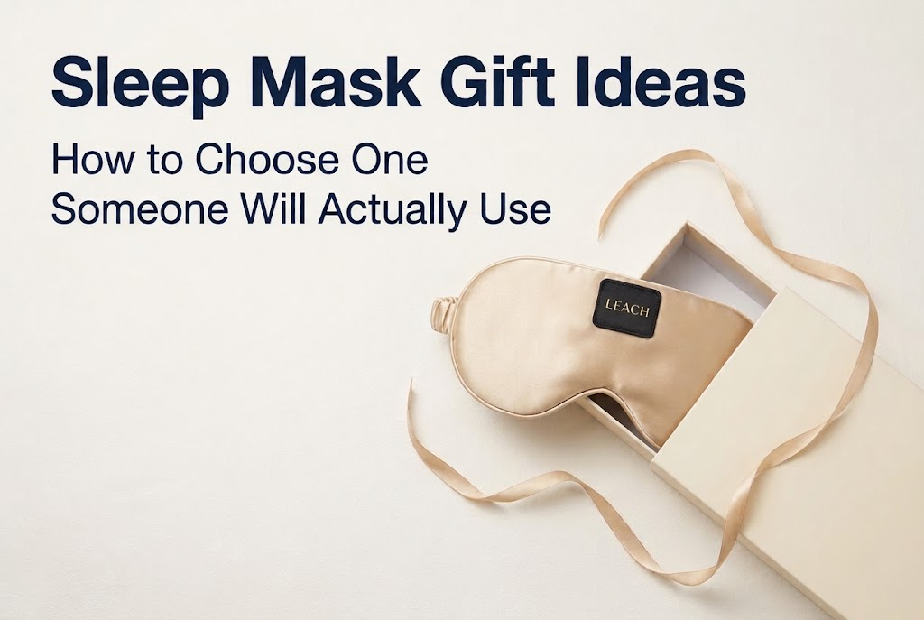 sleep mask gift ideas silk bluetooth 3D sleep mask gift box